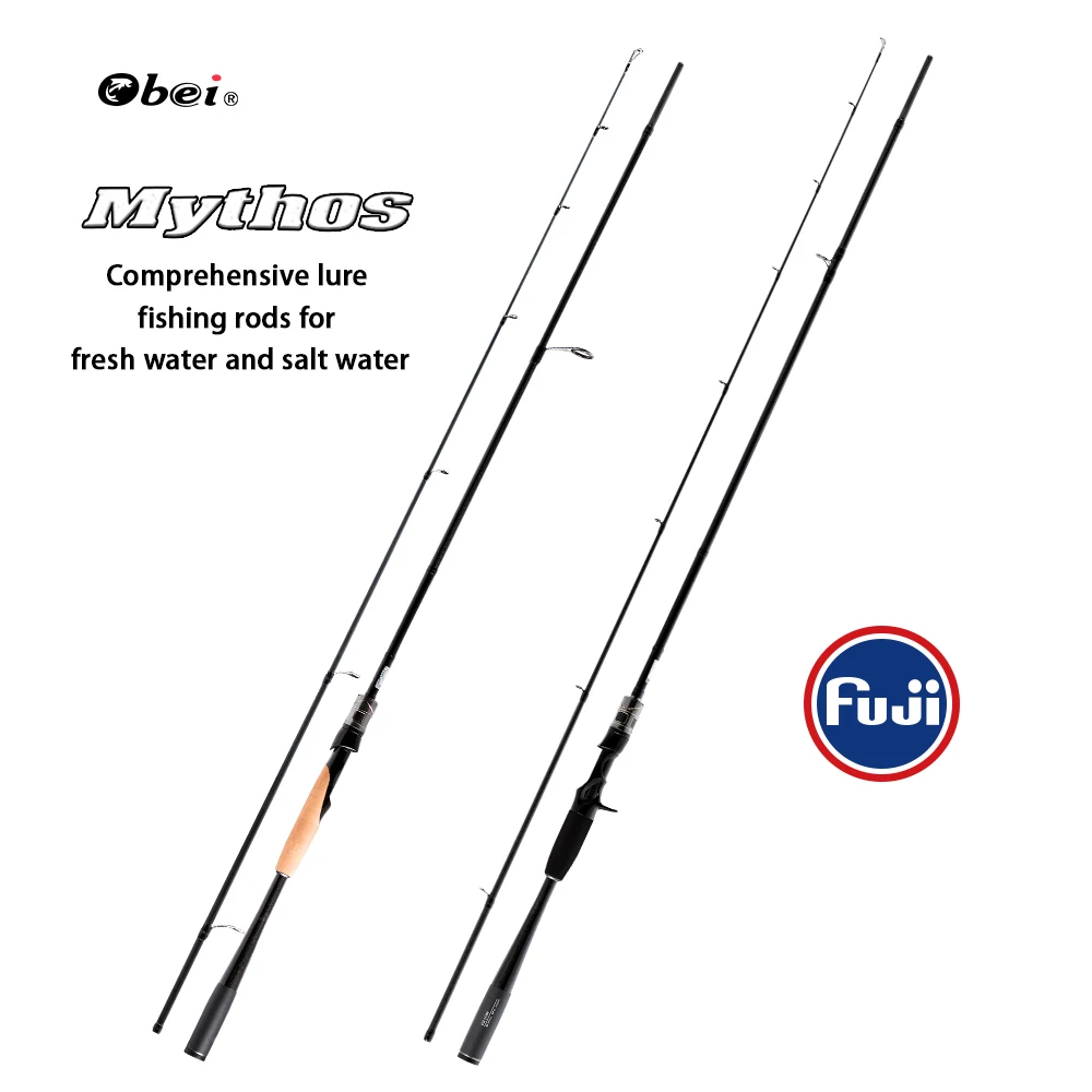 FUXIN mythos 1.98/2.10/2.40m carbon bait castingrod full fuji guide ring spinning fishing rod light carbon travel fishing rod