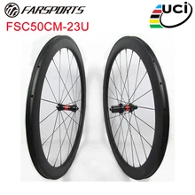 New Product Farsports DT 240s Straight Pull hubs carbon cycling wheels 50mm 23mm carbon race wheels