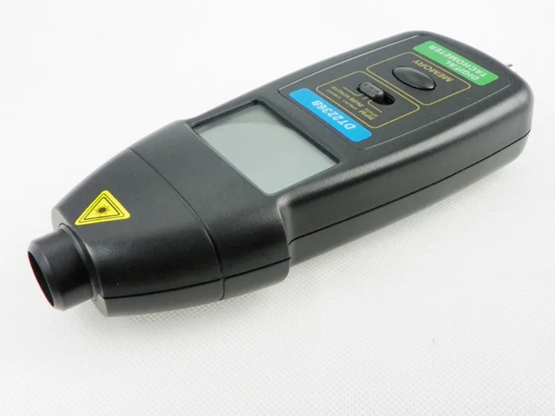 DT-2236B Photoelectric tachometer and contact tachometer two function meter RPM meter speed laser tacometro digital tachometer 9