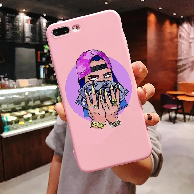 Funny Make Money Not Friends Stacks Black Head Girl Women Phone Case For Iphone 11 Pro Max X Xr Xs Max 6 6s 7 8 Plus Soft Cover Phone Case Covers Aliexpress