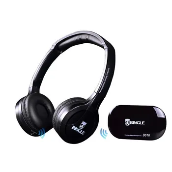

Bingle B616 Wireless FM Radio Headset Multifunction Stereo Microphone FM With Mic PC Phone Earphone wireless headphones for TV