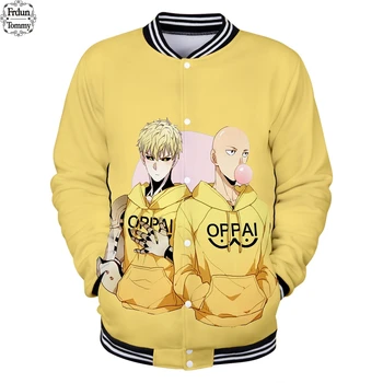 

New One Punch Man Season 2 3D Jacket Men 2019 Hot Anime Winter Jacket Men New Style Fashion Casual Jacket 3D Clothes 4XL