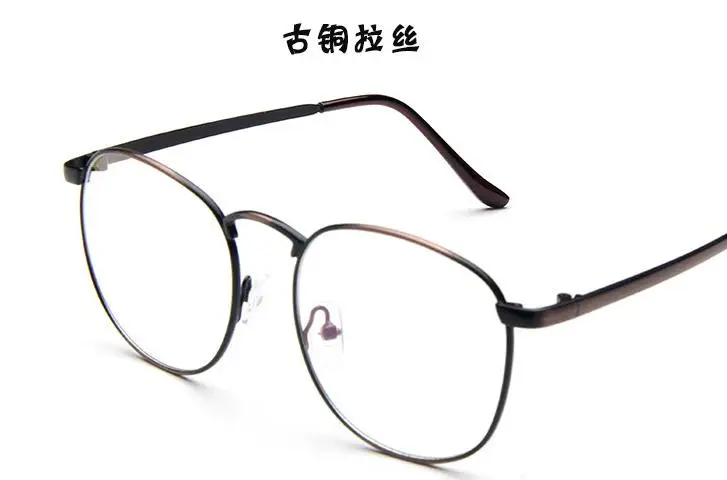 Viodream простые зеркальные поступления больших мужчин легкие оправы винтажные круглые очки оправа oculos de grau женские - Цвет оправы: C2