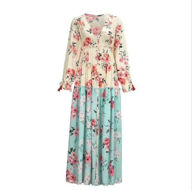 2019 Ladies dress for the beach wear cover up women long sleeve UV sun