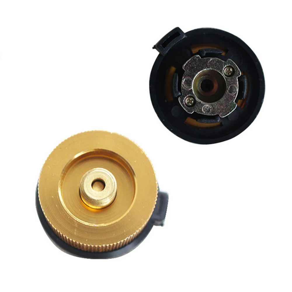 1PCS Outdoor Camping Gas Stove Picnic Burner Adapter Connector Flat Gas