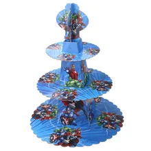 Мститель декор для детского дня рождения картонное для кексов подставка для детского душа вечерние подставка для пирожных мультфильм торт десерт конфеты бар 1 комплект