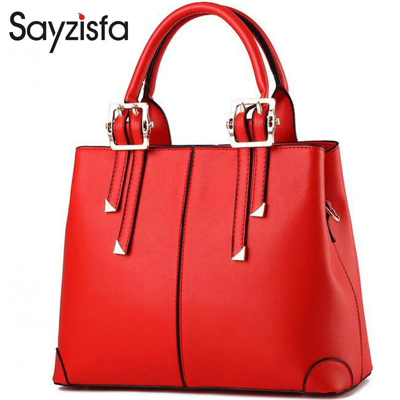 Sayzisfa 2017 Brand New Women Handbags Fashion Designer Female PU Leather Bags Ladies Shoulder