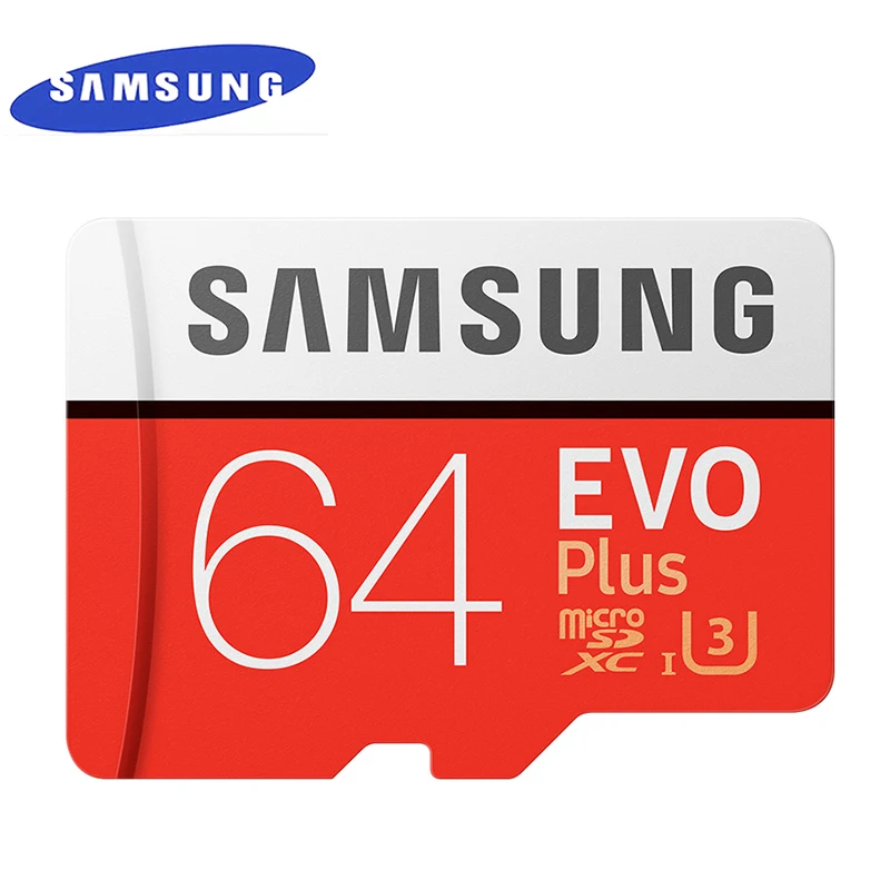 SAMSUNG EVO+ карта памяти 128 ГБ/64 Гб/SDXC 32 ГБ/16 ГБ/SDHC Micro SD/TF 80 МБ/с./с класс 10 флэш-карты памяти