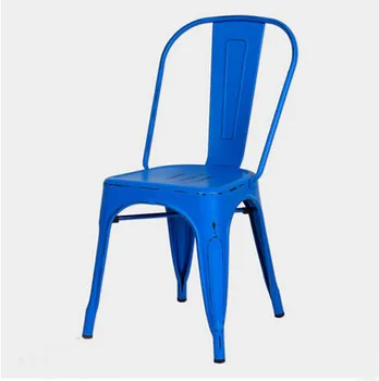 

Free Shipping Blue Vintage Side Chair