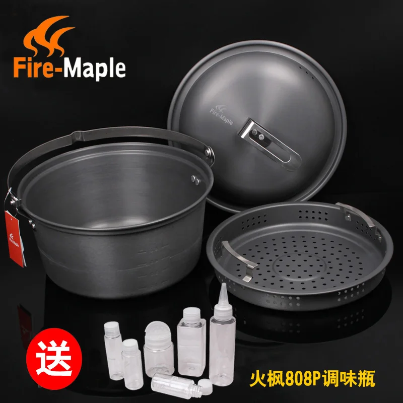 Fire maple hanging steamer steamer outdoor Zijia You camping barbecue pot large capacity stew