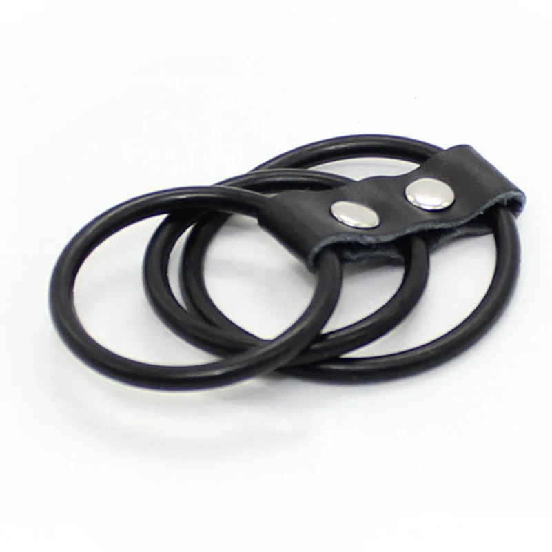hc04703Leather Cock Rings Silicone (9)