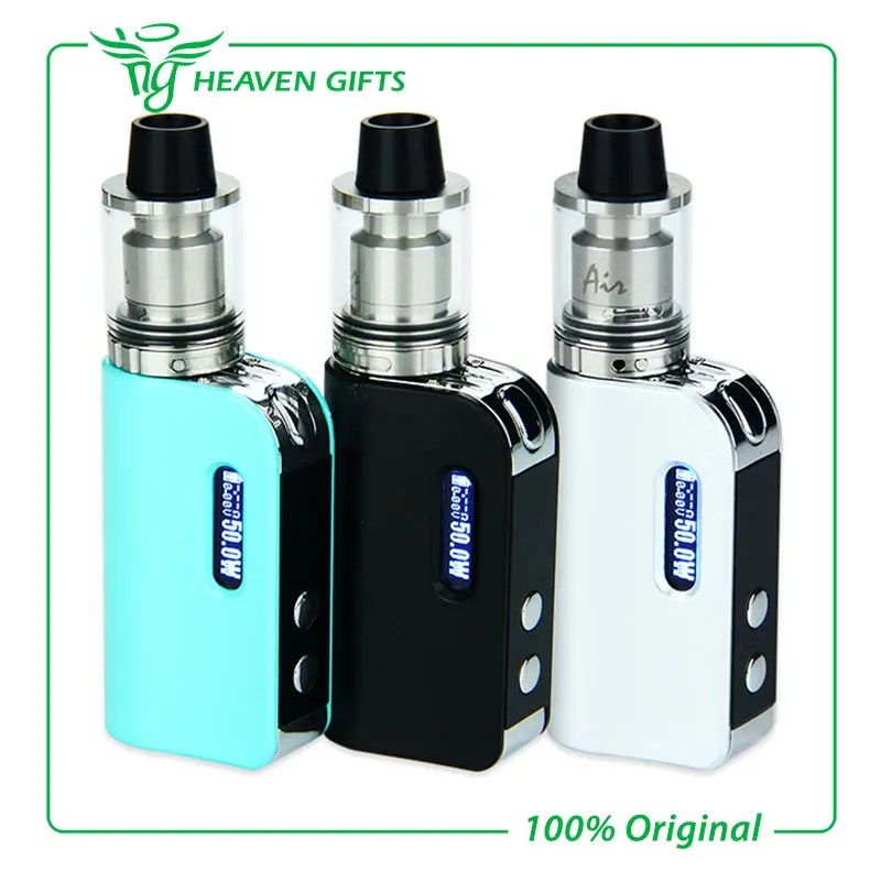 

100% Original SMOKJOY Air 50 Kit with 1200mAh Air 50 Battery Mod and 1.8ml Air RTA Atomizer vs cigarette SMOKJOY Air 50 Box Mod