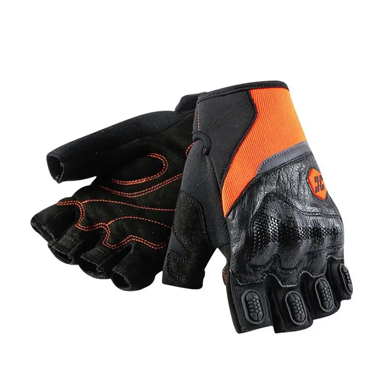 

1Pair Motorcycle Bike Half-finger Riding Gloves Drop-proof Shockproof Motorcycle Racing Gloves Fast Shipping
