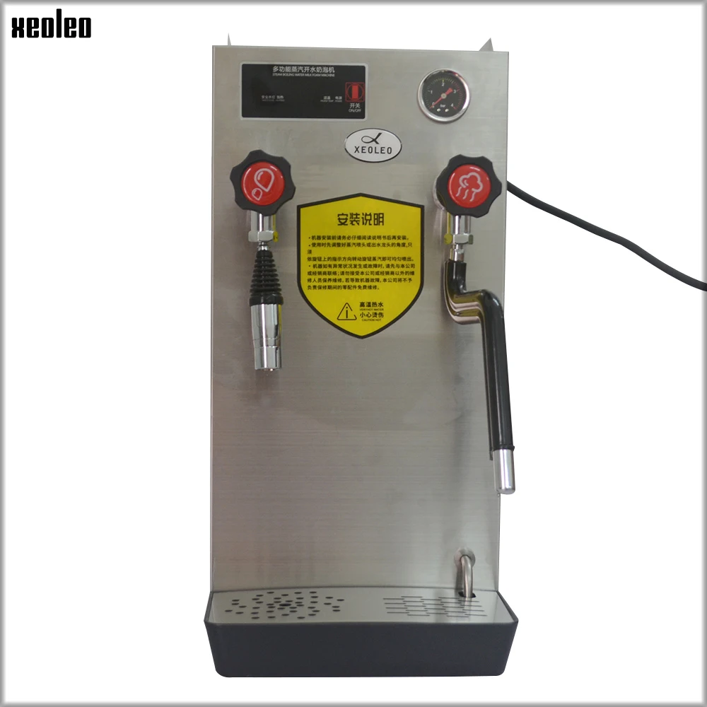 XEOLEO Hot water steam machine Coffee steam engine Milk foam maker Double function 8L 2500W Stainless steel Water machine цена XEOLEO Hot water steam machine Coffee steam engine Milk foam maker Double function 8L 2500W Stainless steel Water machine цены онлайн