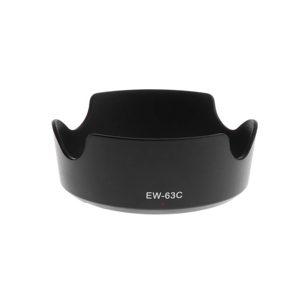 Lens-Hood EW-63C for Canon EF-S 18-55mm f/3.5-5.6 IS STM Lens EW-63C Black