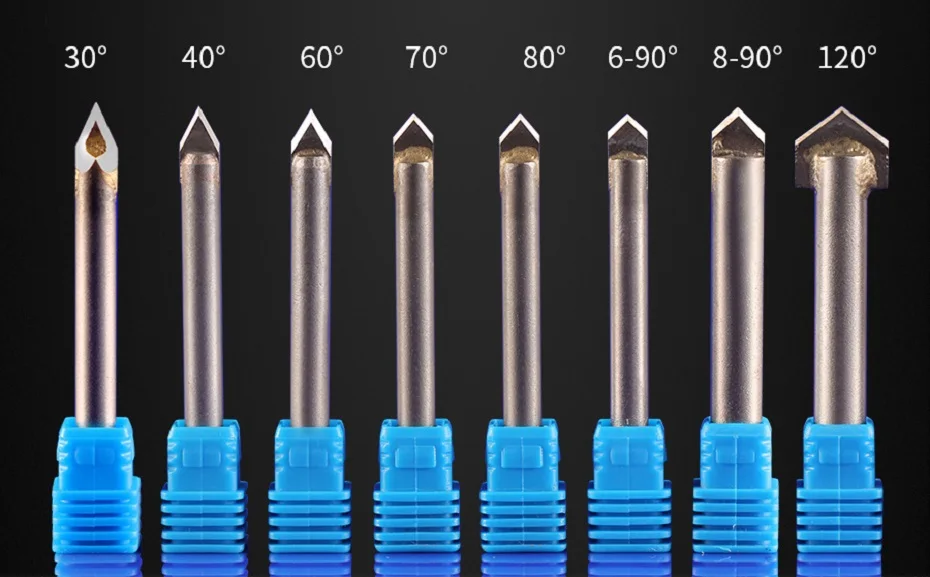 Weitol 6 мм хвостовик Карбид сплав Камень Гравировка Биты резец гравировальной машины с ЧПУ сплав фрезы Инструменты для резьбы по камню