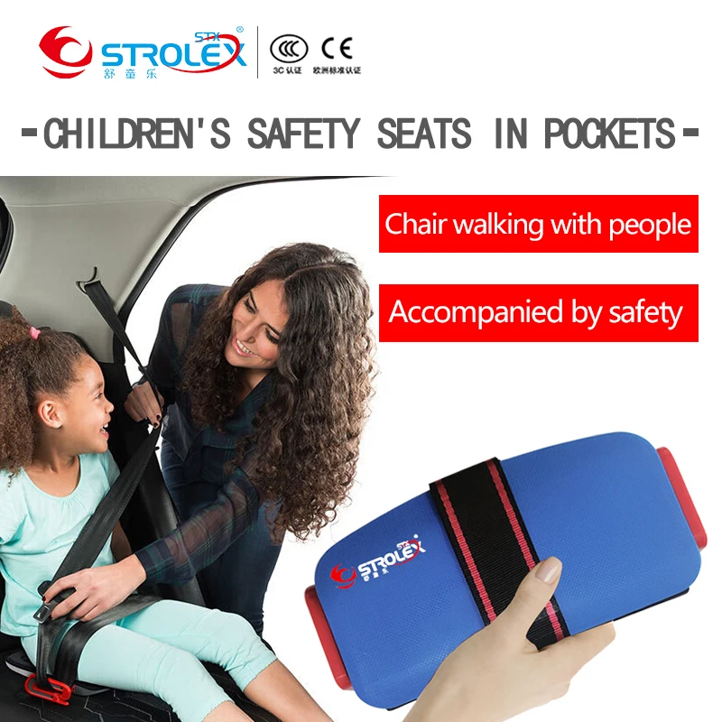 Strolex Mini Folding Baby Child Car Safety Seats Travel Pocket Portable Baby Car Safety Seat Harness Kids Car Seat Liners 2~12 Y Strolex Mini Folding Baby Child Car Safety Seats Travel Pocket Portable Baby Car Safety Seat Harness Kids Car Seat Liners 2~12 Y
