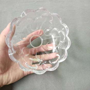 

1pcs/lot 140x58mm European style crystal lamp elbow support arm flower glass bowl chandelier tray lighting accessories