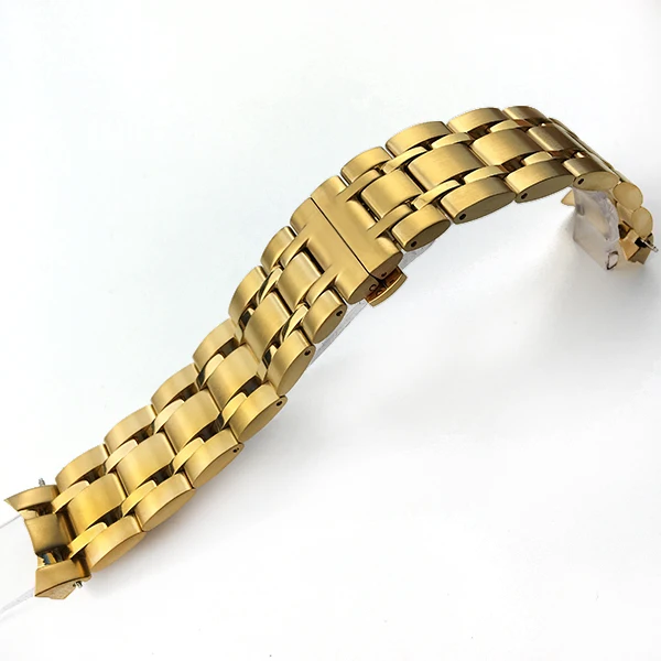22 мм 23 мм 24 мм мужской ремешок из нержавеющей стали для часов Tissot T035 Кутюрье, брендовый ремешок для часов T035617 T035439A, браслет - Цвет ремешка: gold