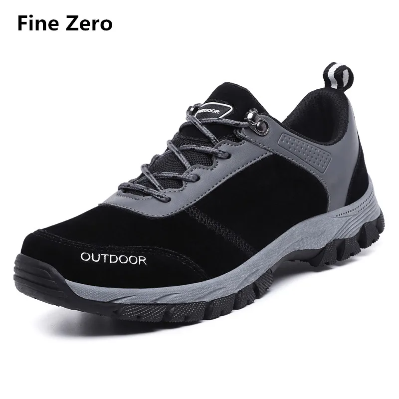 

New Popular Outdoor Shoes Men Hiking Shoes Waterproof Leather Trekking Shoes Climbing & Fishing Shoes Men Low Top Spring Boots