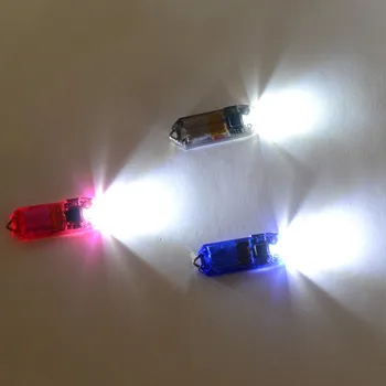 

5 Colors Outdoor Mini USB LED Keychain Camping Flashlight Rechargeable Key Chain Keyring Light Lamp Torch