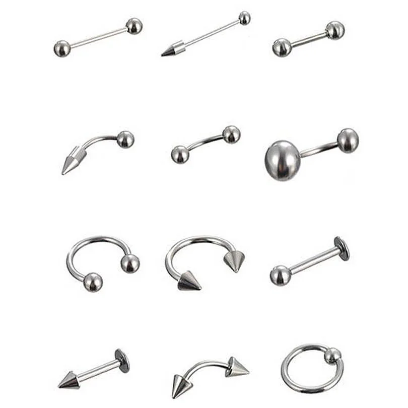 New 15pcs mix lots body piercing jewelry fashion belly button rings