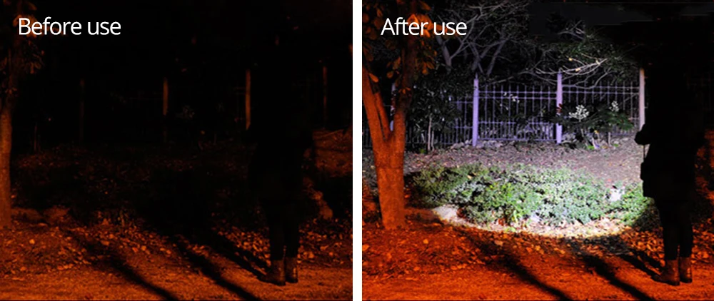 Sale Bicycle light 4 color LED portable flashlight built-in rechargeable lithium battery USB charging waterproof zoom 3 mode lighting 19