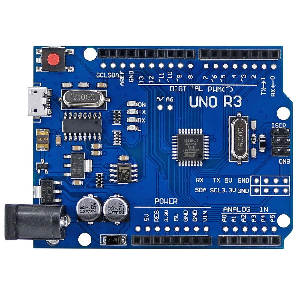 1pcs CH340 CH340G MEGA328P Micro USB UNO R3 Microcontroller For Arduino ...