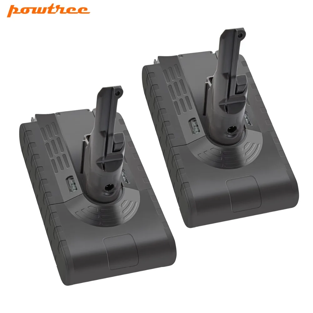 

2PACKS 4000mah 21.6V Batterie Pour Dyson V8 Batterie Absolue V8 Animal Li-ion Aspirateur Rechargeable BATTERIE 4.0Ah L15