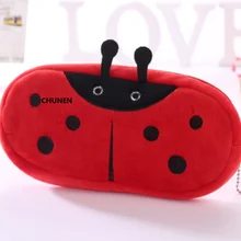 21 см плюшевый Кошелек с божьей коровкой, большой размер, плюшевый Кошелек для девушек, брелок, плюшевые игрушки, кошелек