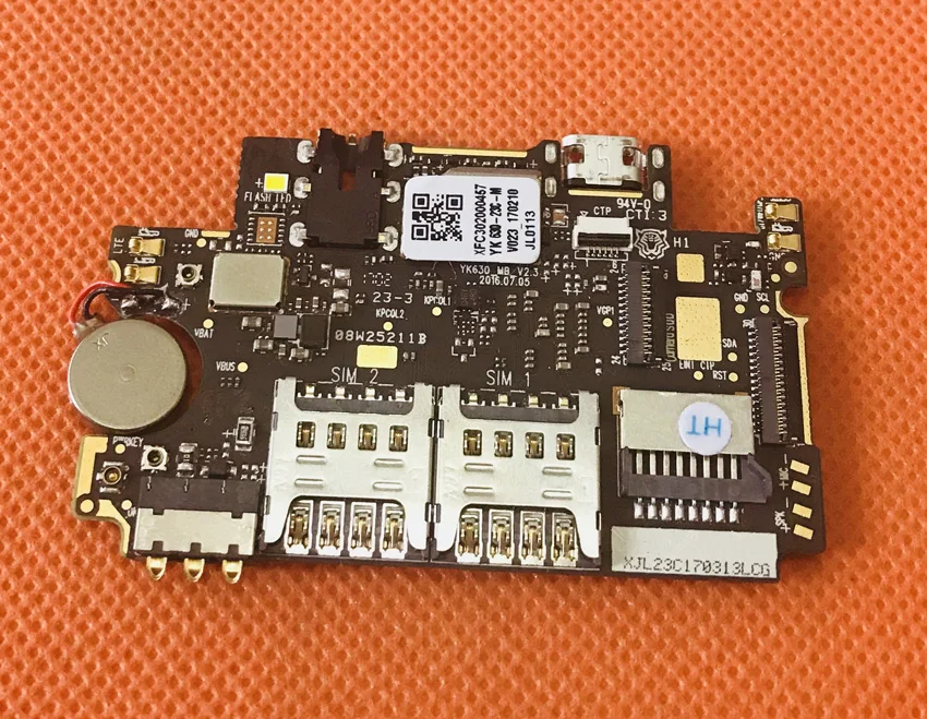  Used Original mainboard 2G RAM+16G ROM Motherboard for OUKITEL C5 Pro MTK6737 Quad Core Free shippi
