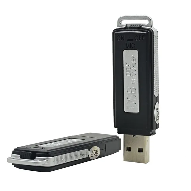 CHIPAL USB Flash Driver 8GB Digital USB Voice Recorder Mini Dictaphone WAV Audio Recording Pen USB Flash Drive Gravador de voz