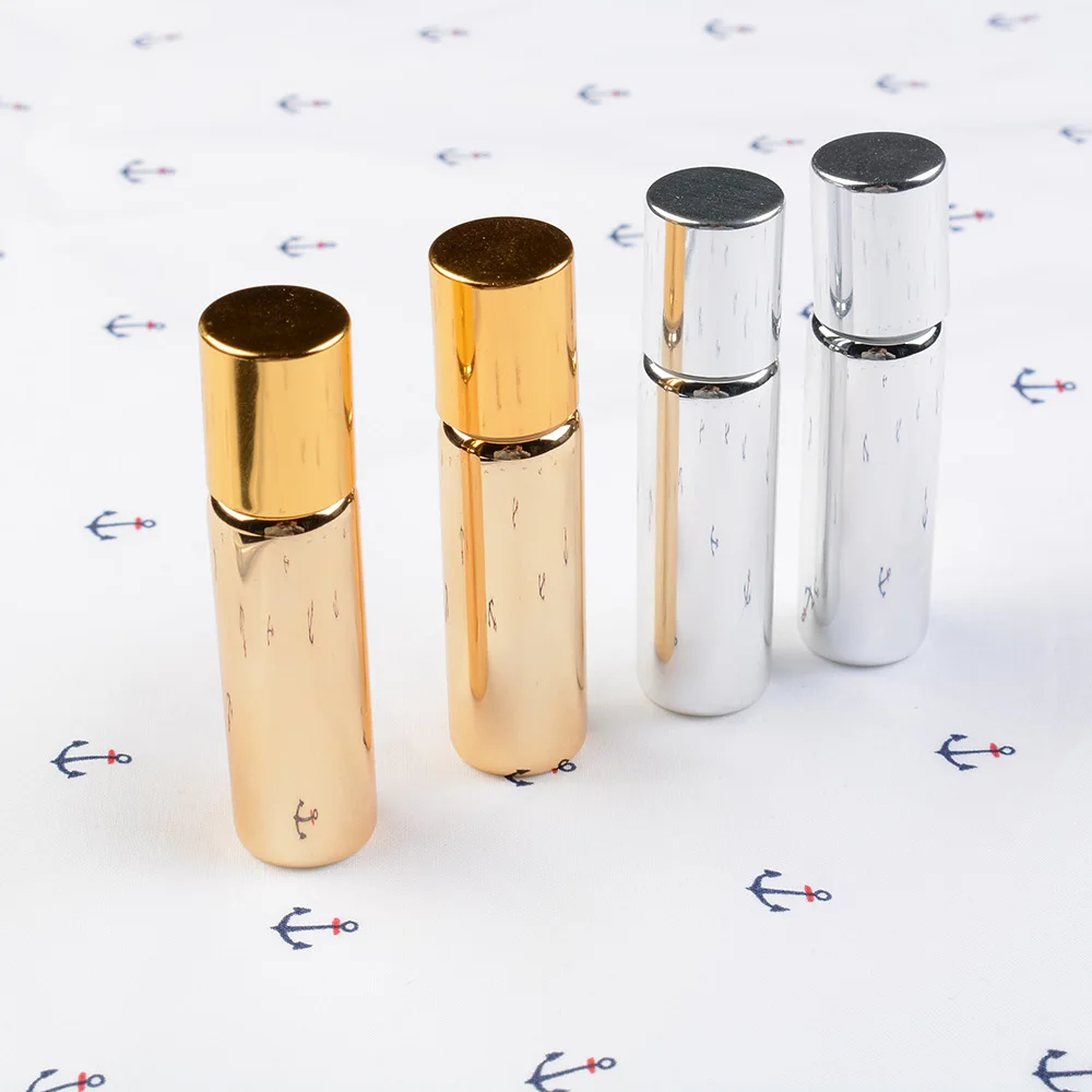 Buy 5ml Glass +Metal Essential Oil Roller Bottles with