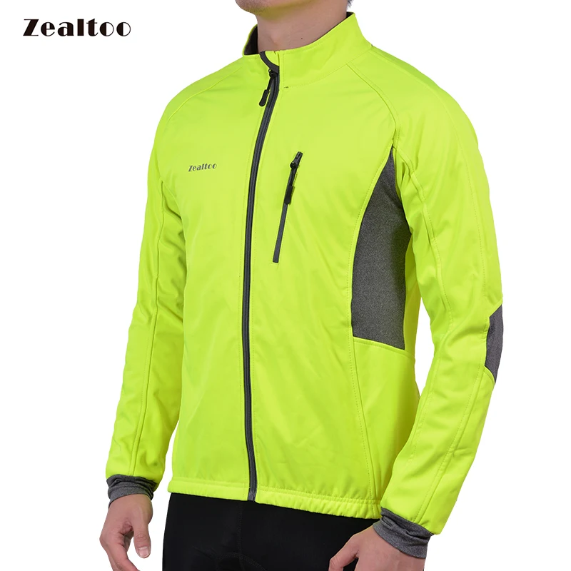 Zealtoo Ropa Ciclismo Thermal Cycling Jacket Winter Warm Up Bicycle