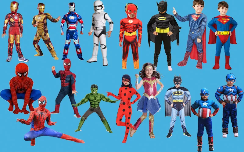 Captain America Costume for Kids Superhero Halloween Cosplay Purim Party Girl On Captain America Boys Captain America Movie Suit