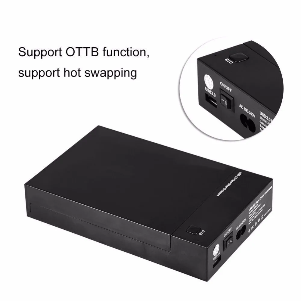 Новый внешний корпус для жесткого диска SATA USB 3 0 2 5 дюйма жесткий диск SSD HDD чехол с