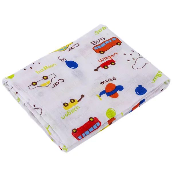 [Simfamily] муслиновые хлопковые пеленки с изображением воздушных шаров, фруктов, животных, для новорожденных, одеяла, постельные принадлежности для младенцев, марлевые обертывания, оба полотенца - Цвет: NO7