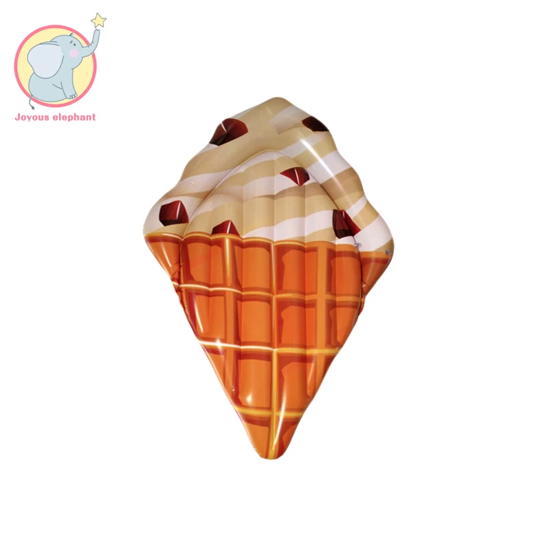 

New Inflatable ice cream Popsicle Chocolate sundae pool float swimming circle Air Mattress water toy for child adult beach party