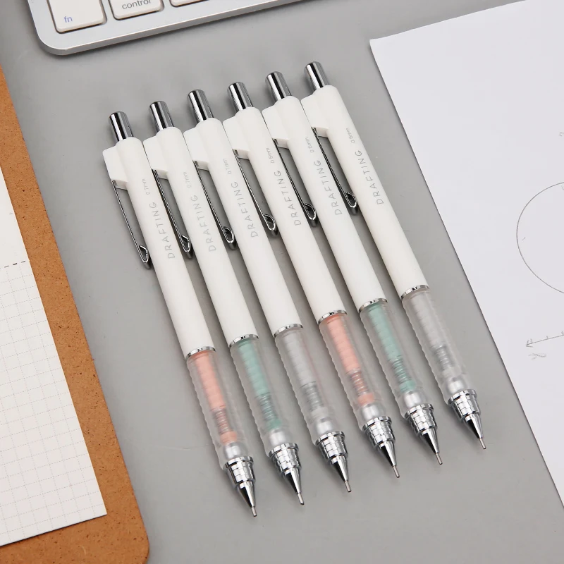 

Mechanical pencils for sketching drawing Low center of gravity soft pen grap high quality! 0.5mm 0.7mm giving one set of lead
