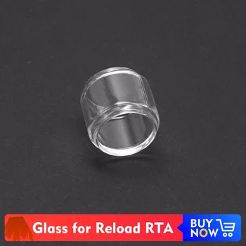 

Volcanee 2pc/lot Extend Replacement Glass Tube for Reload RTA Atomizer Tank Spare Glass