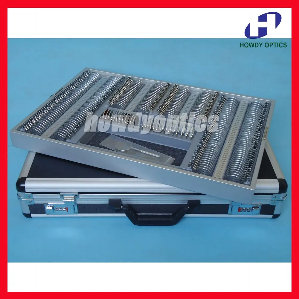 

HTS4020 high-grade trial lens set,267 pcs of quality lenses with high-transmittance,great trial lens case