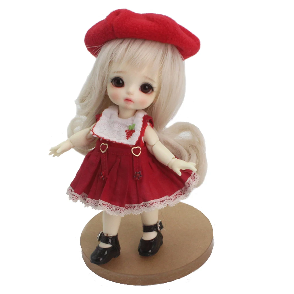 

1/8 BJD Long Loose Wave Wig Hairpiece for Dollfie MSD DZ Dolls Clothes Decor Kits