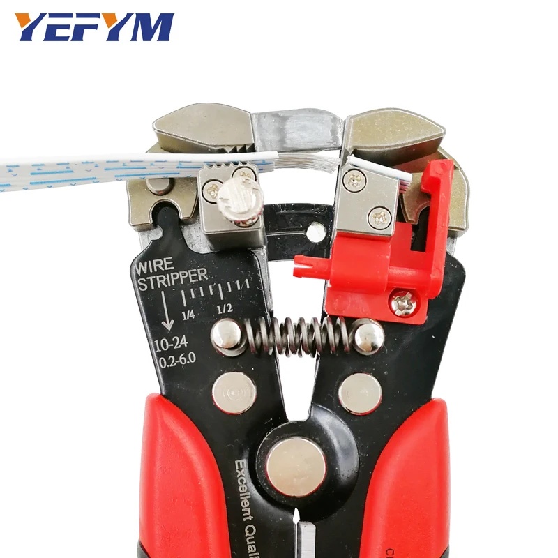 Многофункциональный инструмент 3 в 1, автоматический Регулируемый YE-1R, красный обжимной инструмент, инструмент для зачистки проводов, кусачки, плоскогубцы, ремонтные диагностические инструменты
