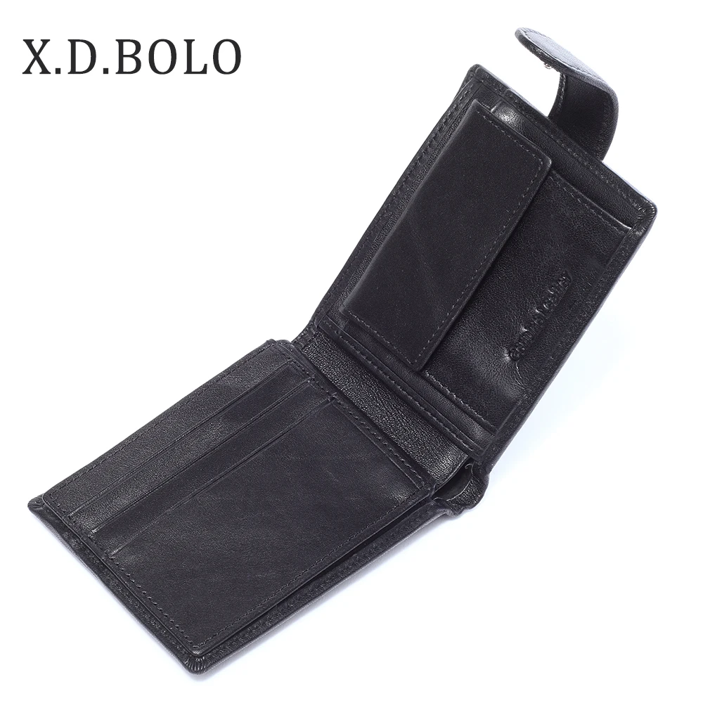 X.D.BOLO New Arrival Mens Wallet Classic Credit Card Holder Genuine Leather Short Wallet Male Men Wallets Purse With Coin Pocket X.D.BOLO New Arrival Mens Wallet Classic Credit Card Holder Genuine Leather Short Wallet Male Men Wallets Purse With Coin Pocket