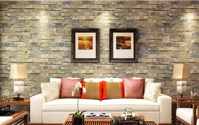 Beibehang Brick Wall Kitchen Wallpaper Home Decoration Brick Grain