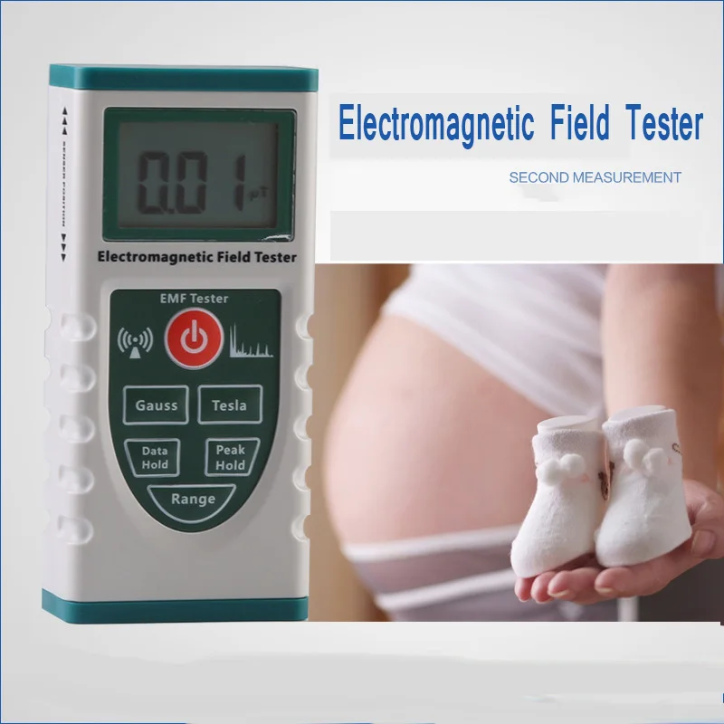 

Gauss&Tesla  Double Unit Household Use Electromagnetic Field Tester / EMF Electric Magnetic Field Tester