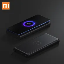Xiao mi Беспроводной внешний аккумулятор 10000 мАч PLM11ZM usb type C mi внешний аккумулятор 10000 Qi Быстрое беспроводное зарядное устройство Портативная зарядка повербанк