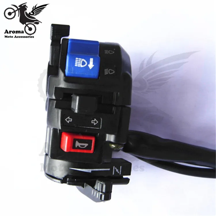 Moto rbike Sistema eléctrico multifunción Controlador universal moto rcycle switch racing moto cross handlebar interruptores mezcla Moto rbike Sistema eléctrico multifunción Controlador universal moto rcycle switch racing moto cross handlebar interruptores mezcla