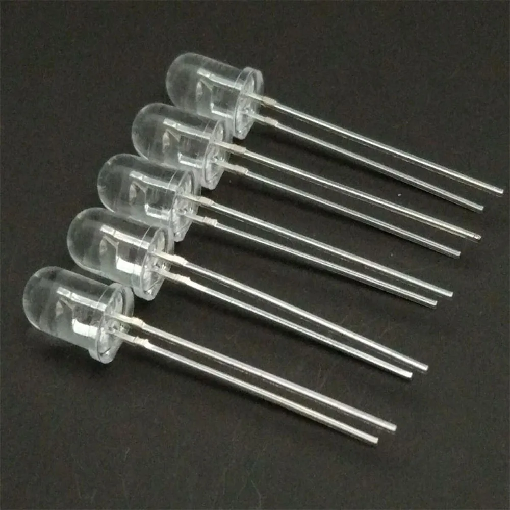 50pcs/lot 5mm 850nm infrared emitting diode infrared emitter tube IR