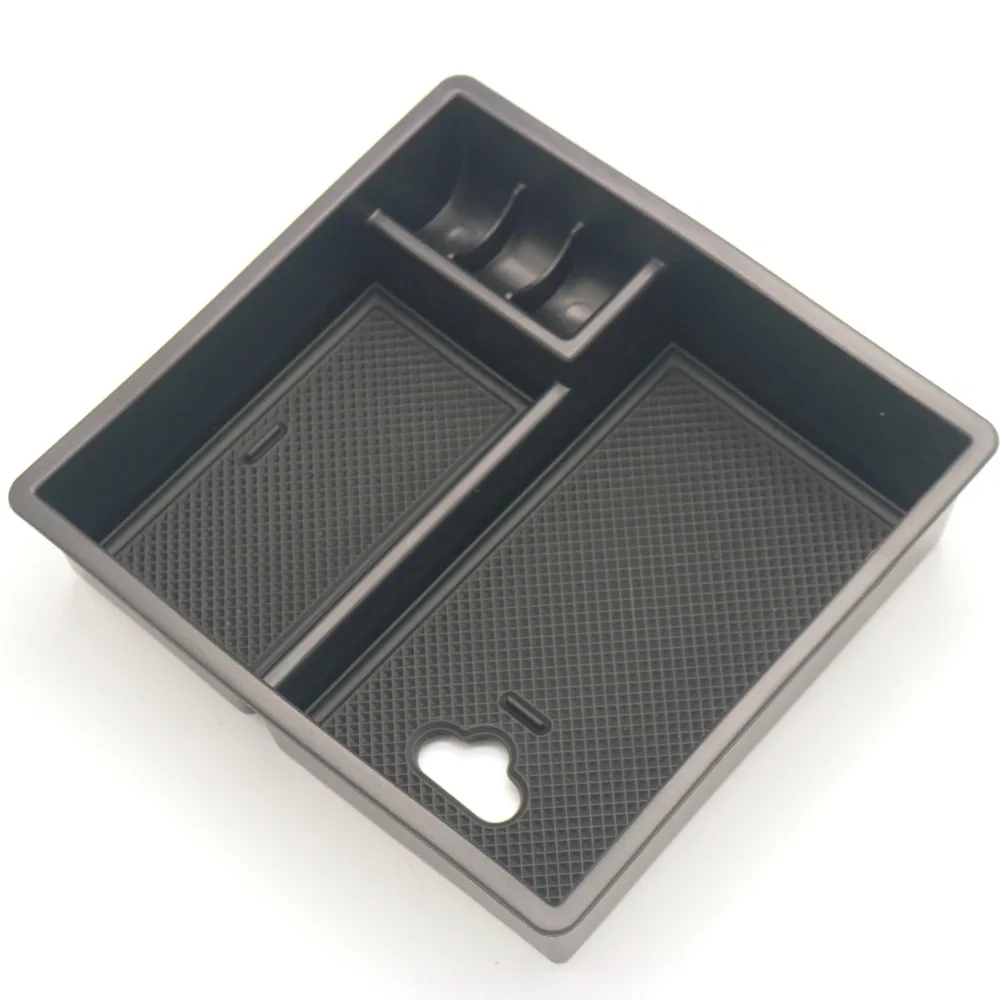 

Non-Slip Mat In Central Armrest Container Holder Stowing Box For Toyota Old Fortuner Innova Hilux 2010 2012 2013 Accessories